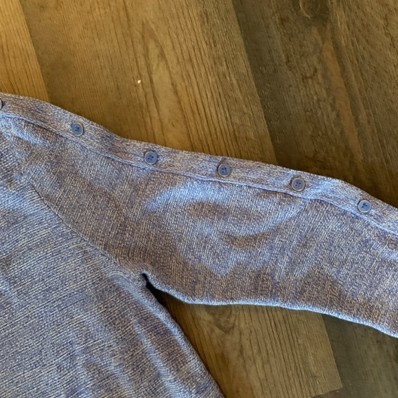 Talbots cotton and‎ rayon button sleeve sweater. Worn about twice - Picture 2 of 5